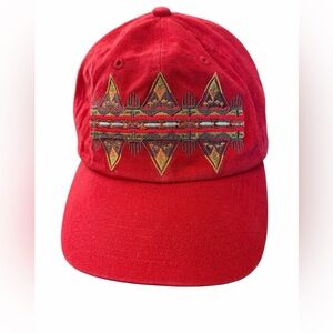 Pendleton Hat Embroidered Strapback Adjustable Cap Aztec Southwest Western EUC